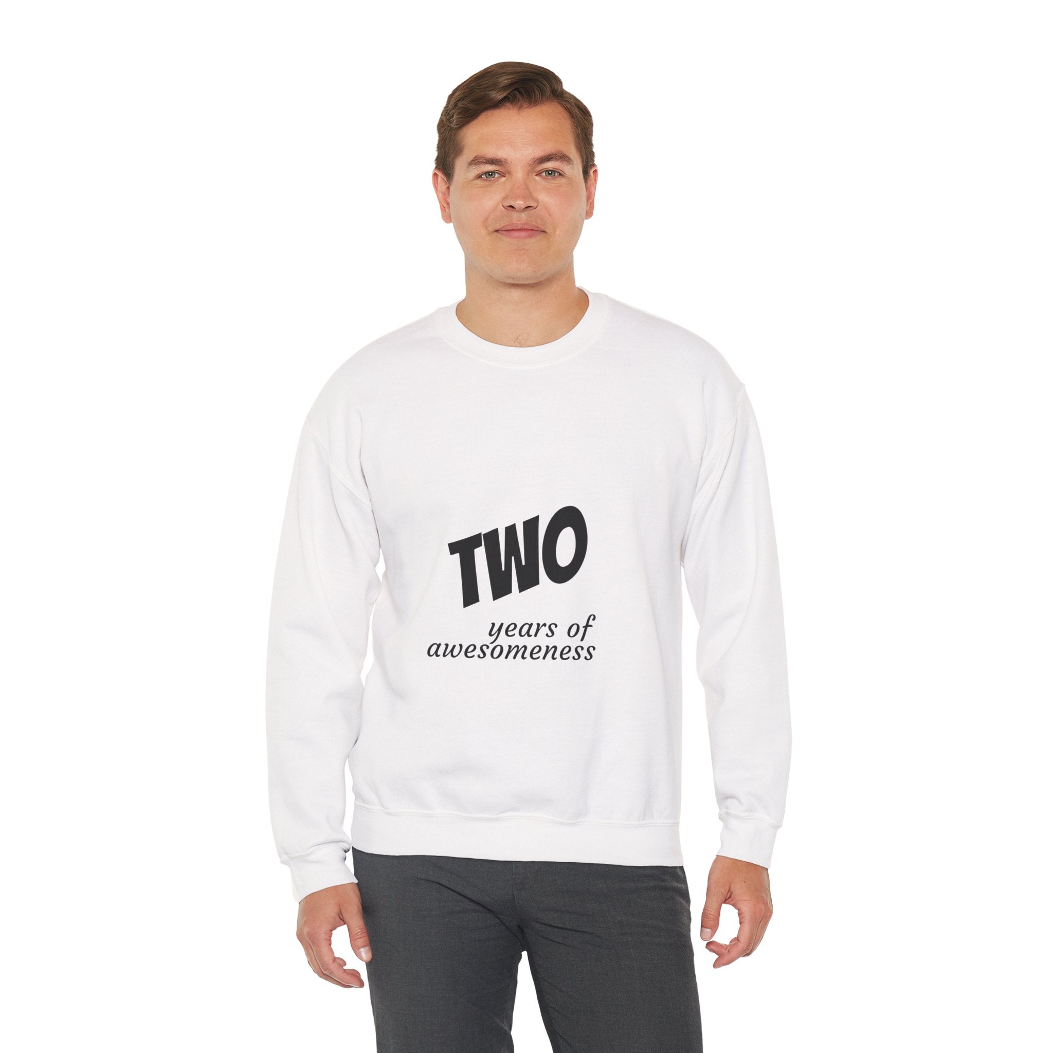 SABAS-Toddler Two Years of Awesomeness Sweatshirt