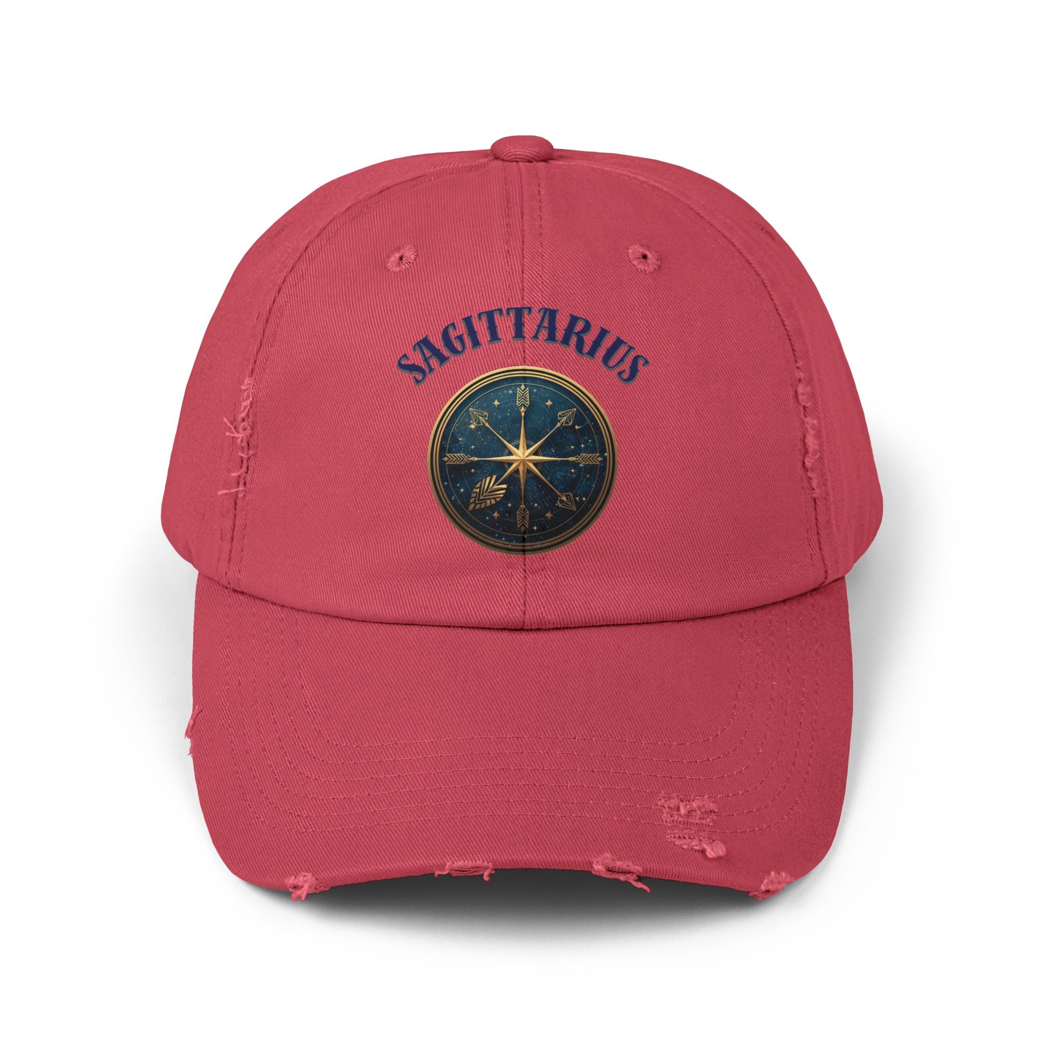 SABAS Sagittarius Distressed Cap Zodiac Star Compass Cap