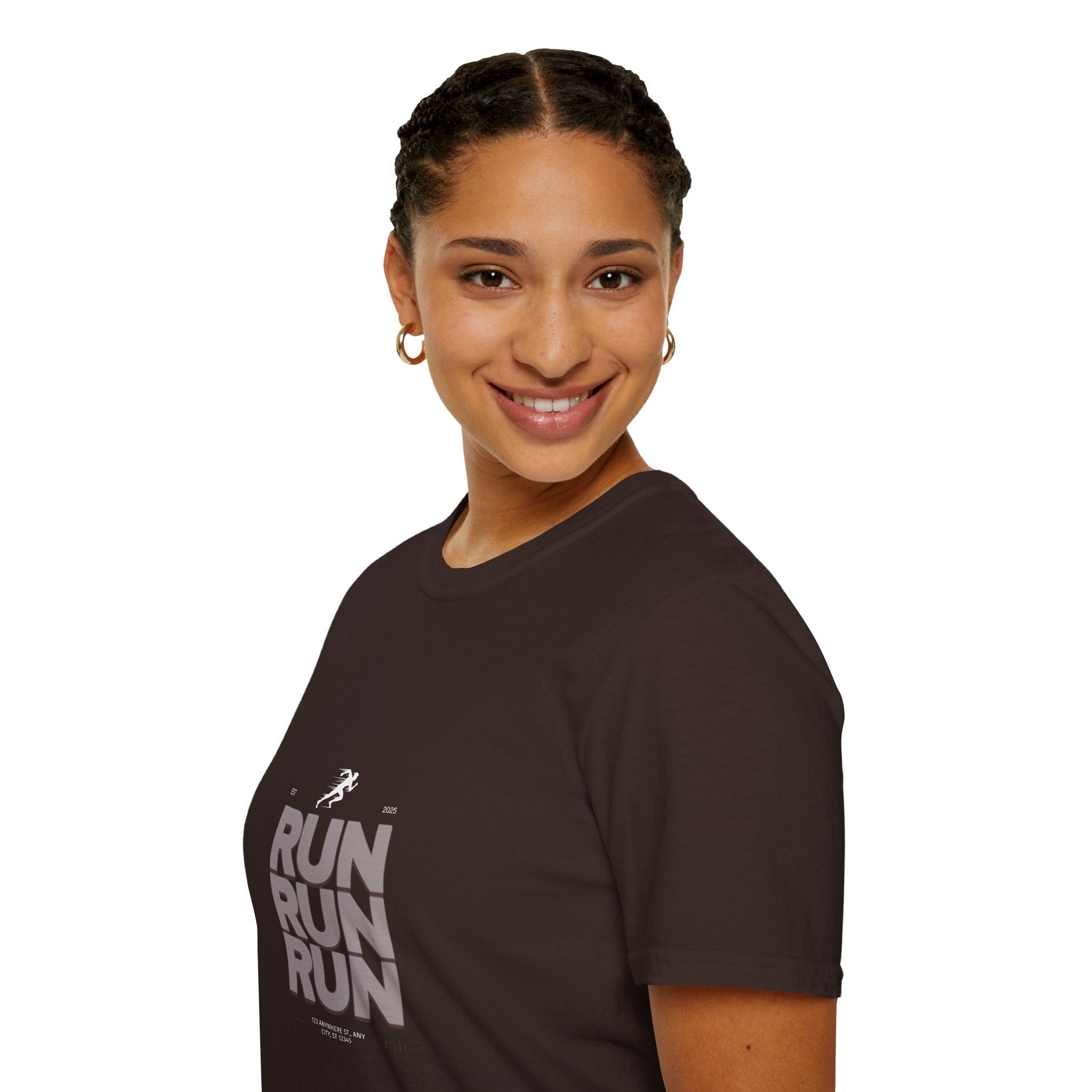 Sabas Ask For Run T-Shirt — Unisex-Minimalist Motivational Running Tee