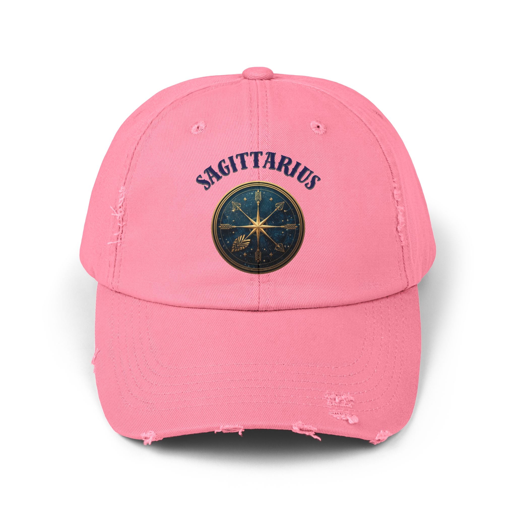 SABAS Sagittarius Distressed Cap Zodiac Star Compass Cap