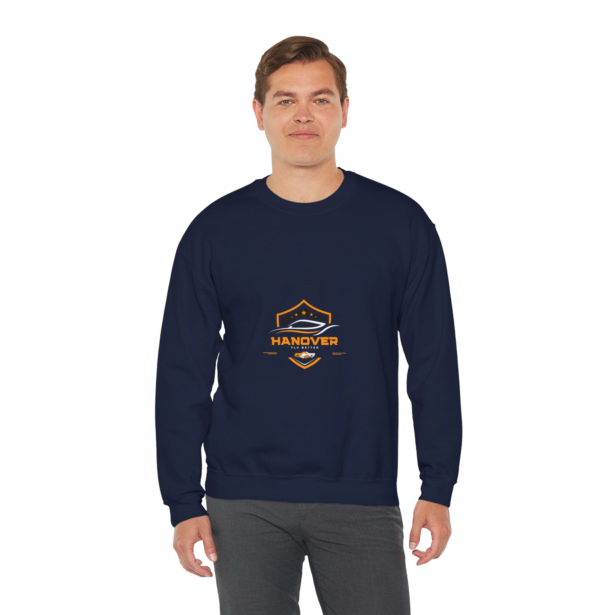 SABAS-Hanover Crewneck Sweatshirt — Vintage Shield Logo