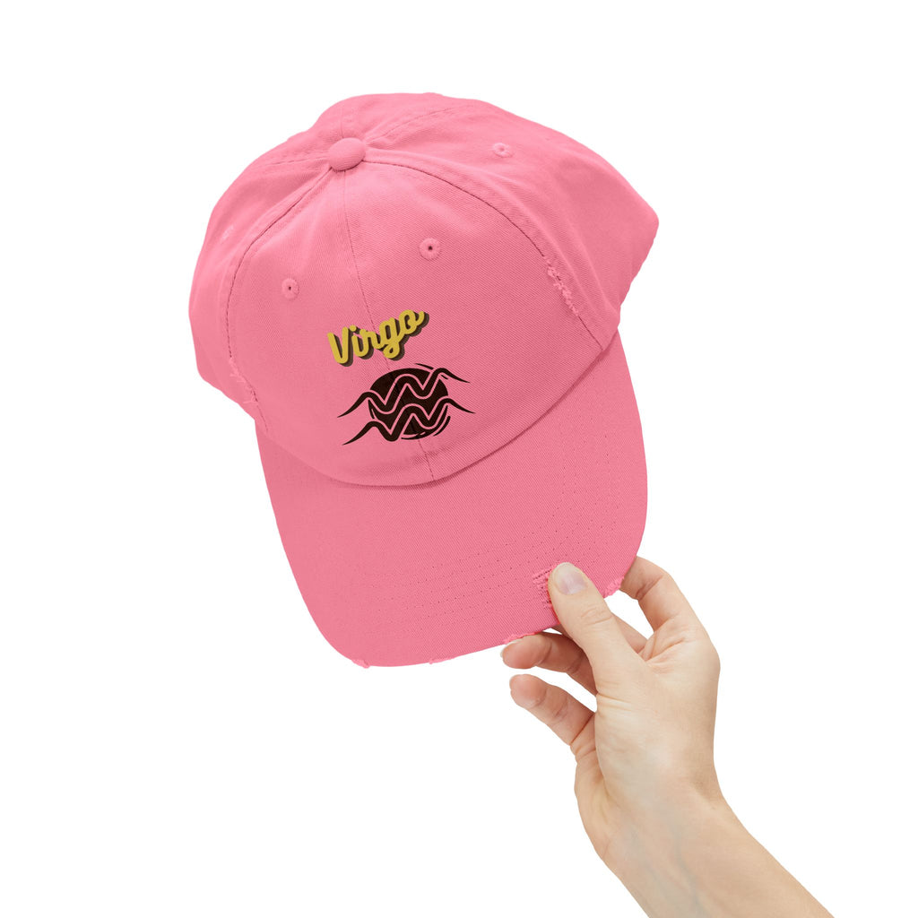 SABAS Virgo Distressed Cap Zodiac Sign