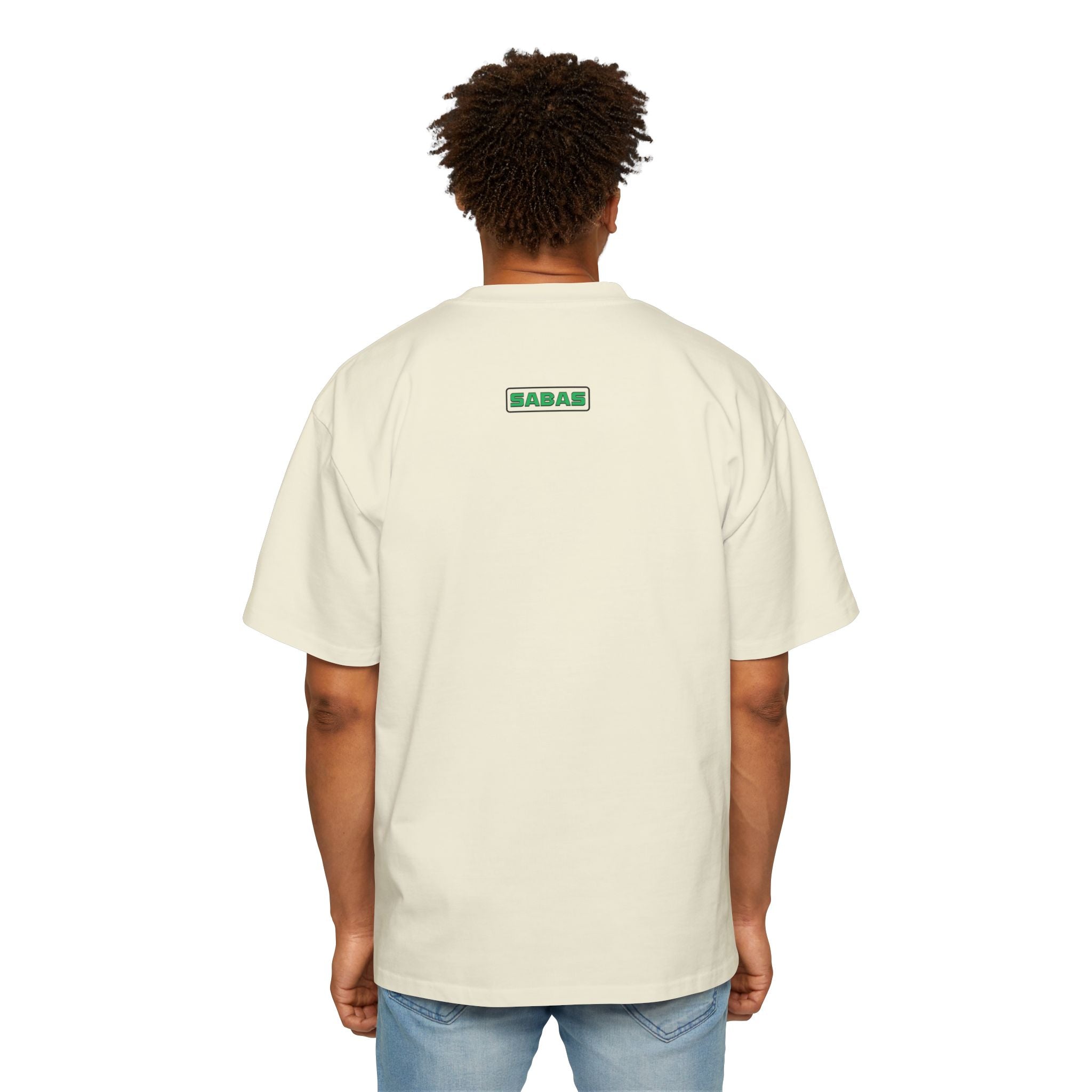 SABAS Men's Heavy Oversized Tee