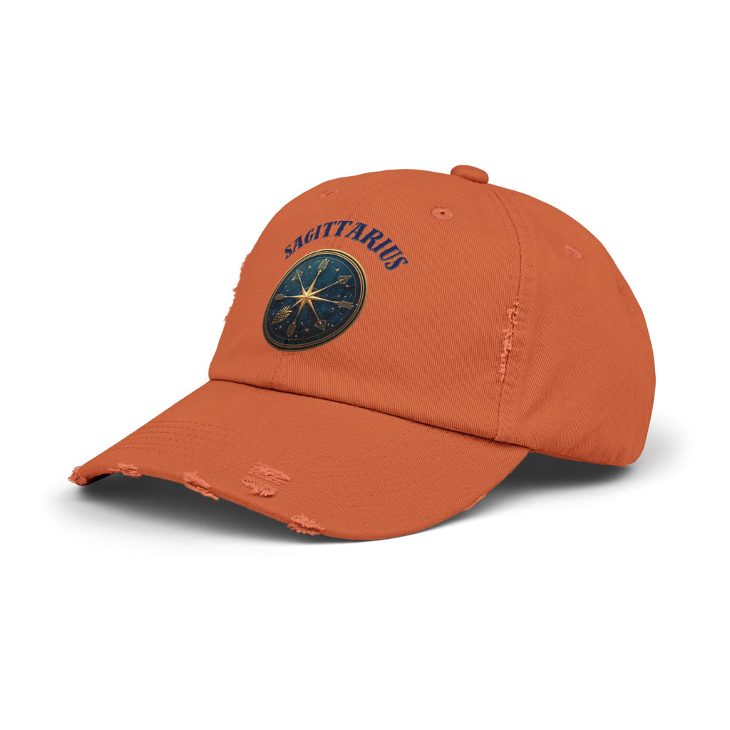 SABAS Sagittarius Distressed Cap Zodiac Star Compass Cap