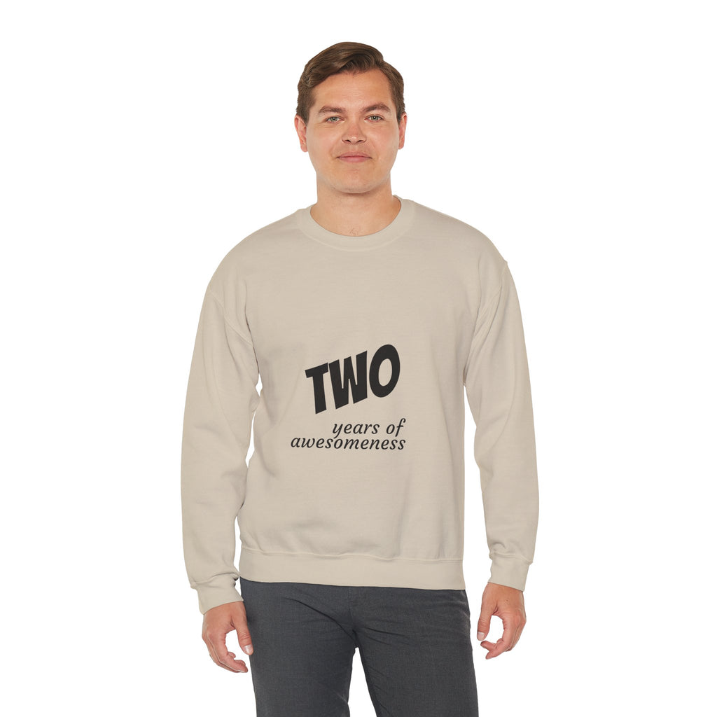 SABAS-Toddler Two Years of Awesomeness Sweatshirt