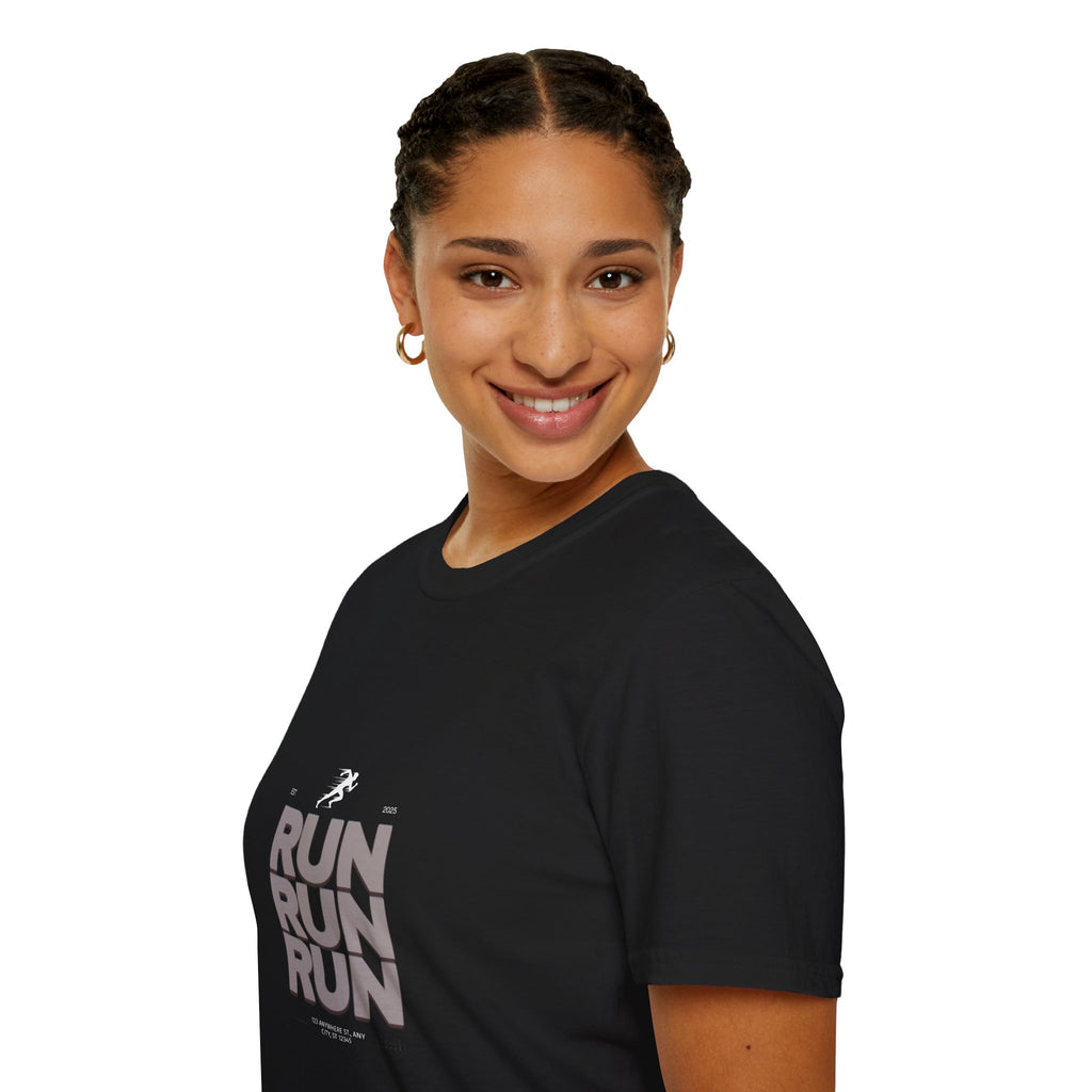 Sabas Ask For Run T-Shirt — Unisex-Minimalist Motivational Running Tee