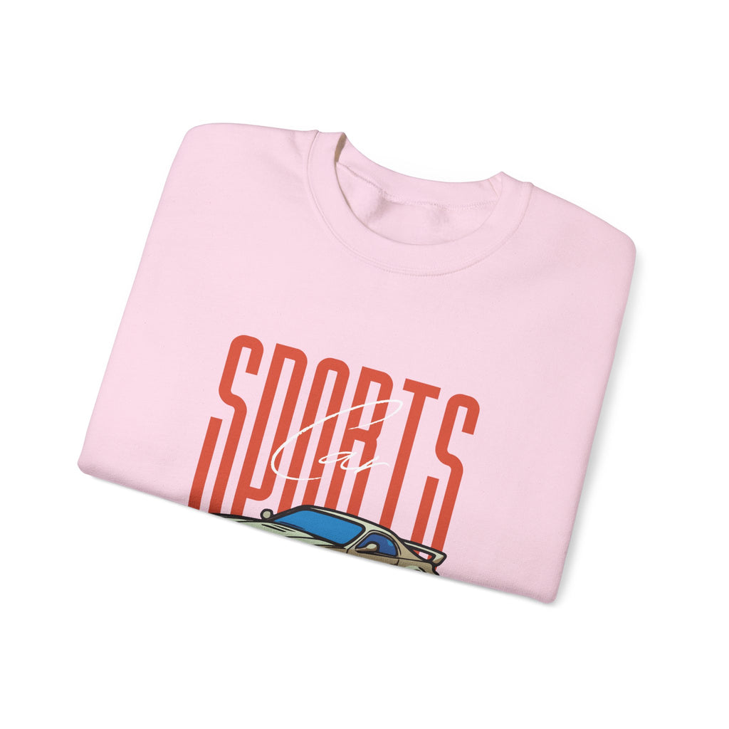 SABAS-Sports Car Sweatshirt — Vintage Racing Graphic Crewneck